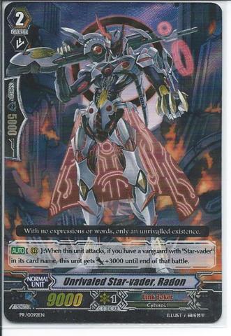 Unrivaled Star-vader, Radon PR/0092EN SP Promo